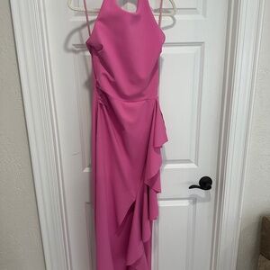 Chiara Boni Halter Neck Gown